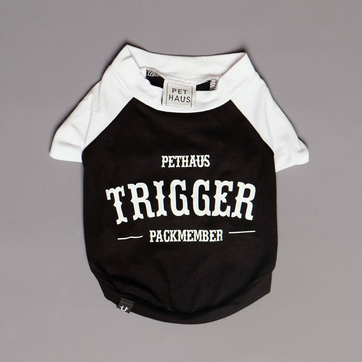 Custom Biker Dog Tee - Black