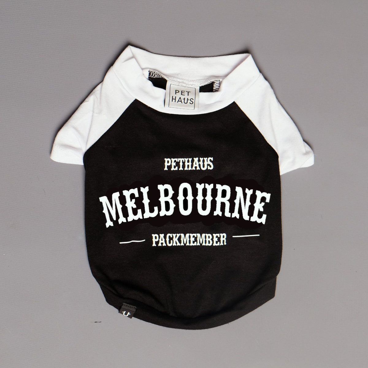 Custom Biker Dog Tee - Black