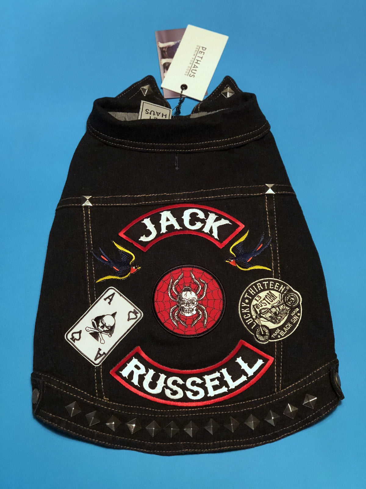 Custom Patched Dog Battle Jacket