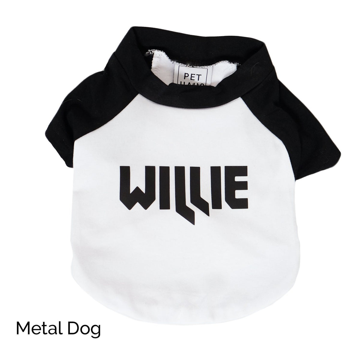 Personalised Raglan Dog Tee, customised dog tee, dog tee, dog gift, pethaus