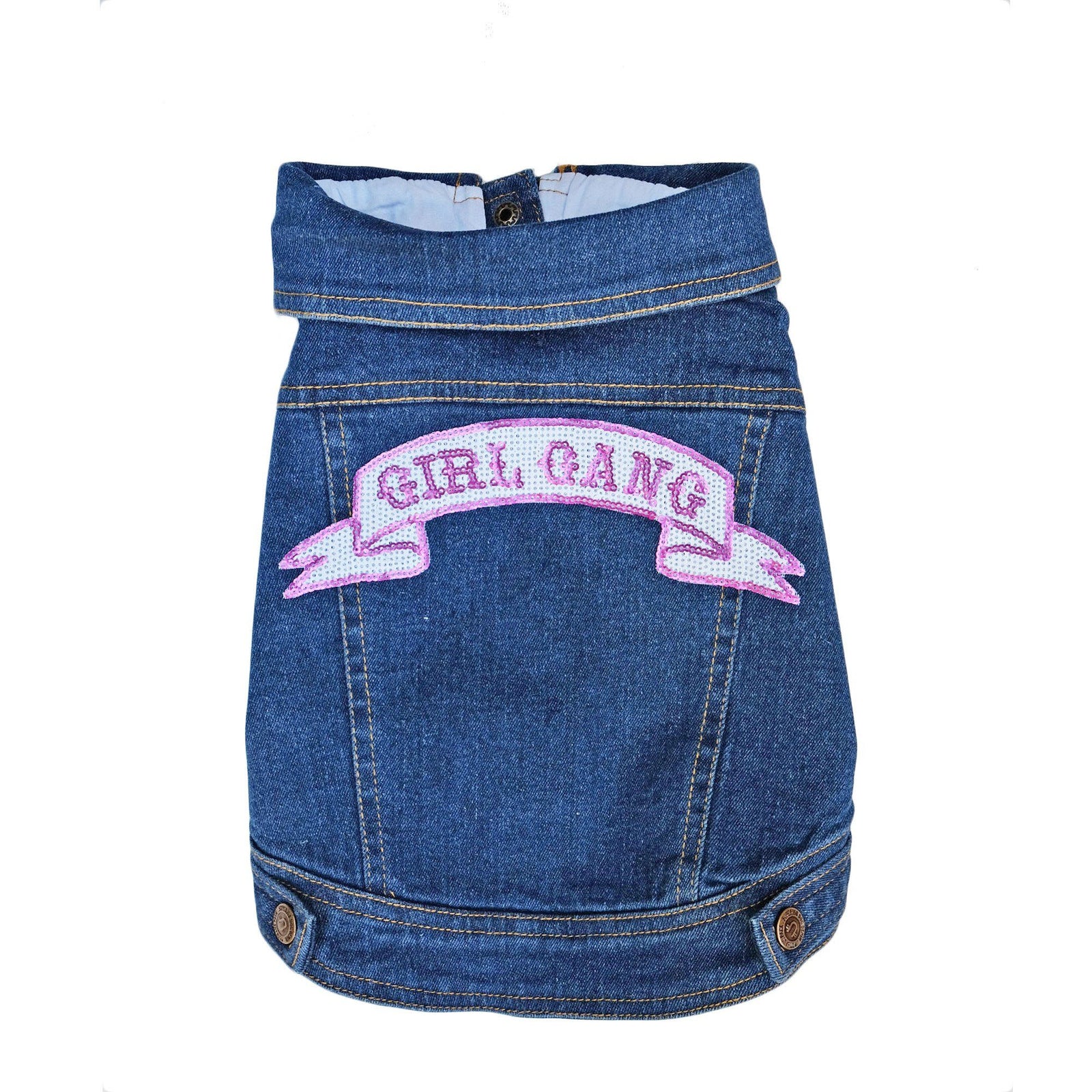 Denim Dog Vest, Denim Dog Jacket, Girl Gang Denim Dog Vest, Pethaus 