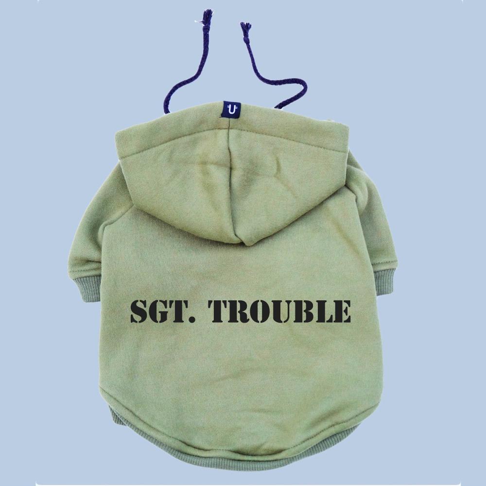 personalised dog hoodie, army dog hoodie, dog hoodie australia, green dog hoodie, custom dog hoodie