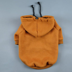 Tan or Orange dog hoodie, dog coat by Pethaus Australia - designer dog clothes