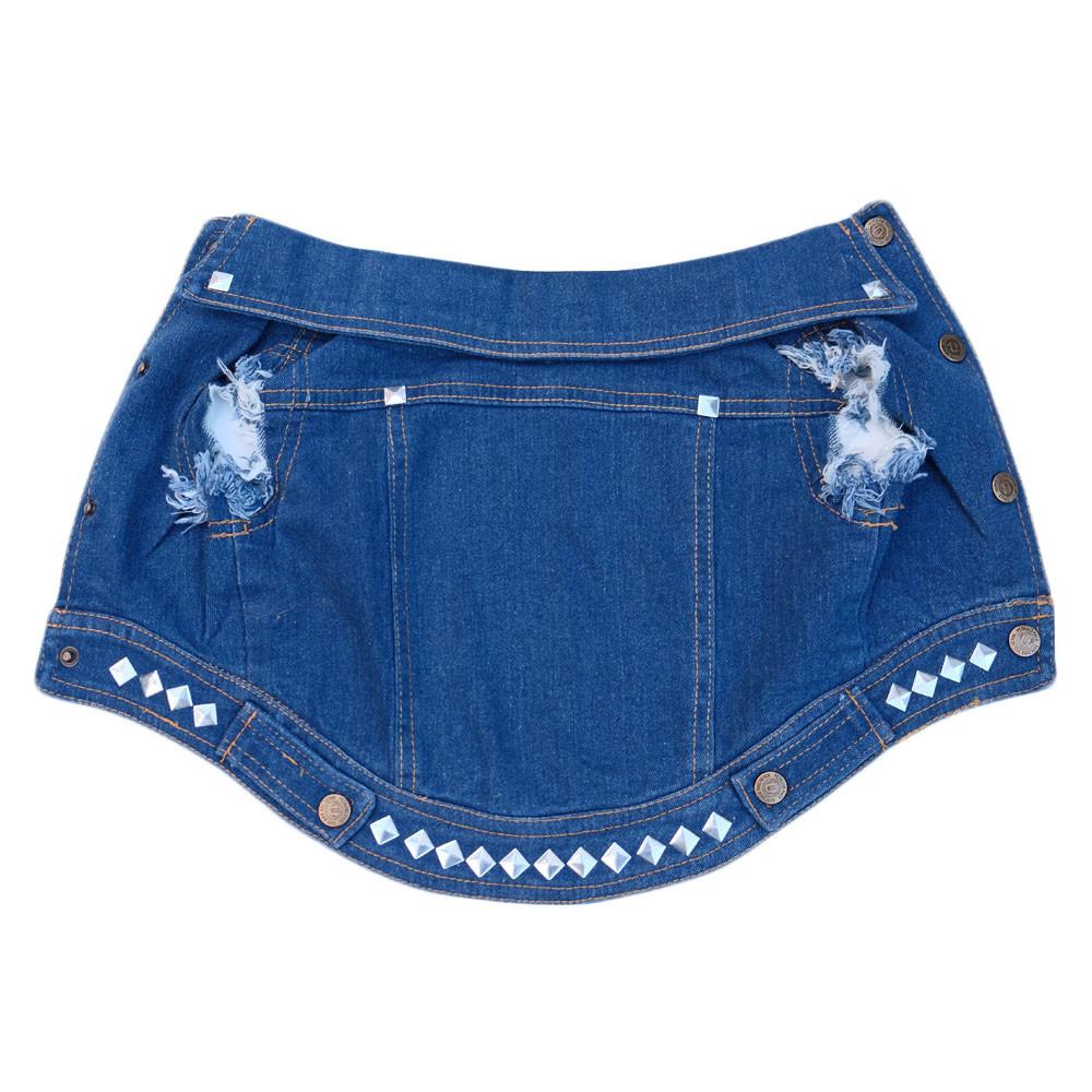 denim dog vest by Pethaus