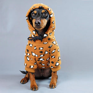 leopard print dog hoodie, leopard print dog sweatshirt, dog hoodie, pethaus, cool dog hoodie, rock dog hoodie, dog coat, Australian dog hoodie, English Toy Terrier, Toy Manchester Terrier