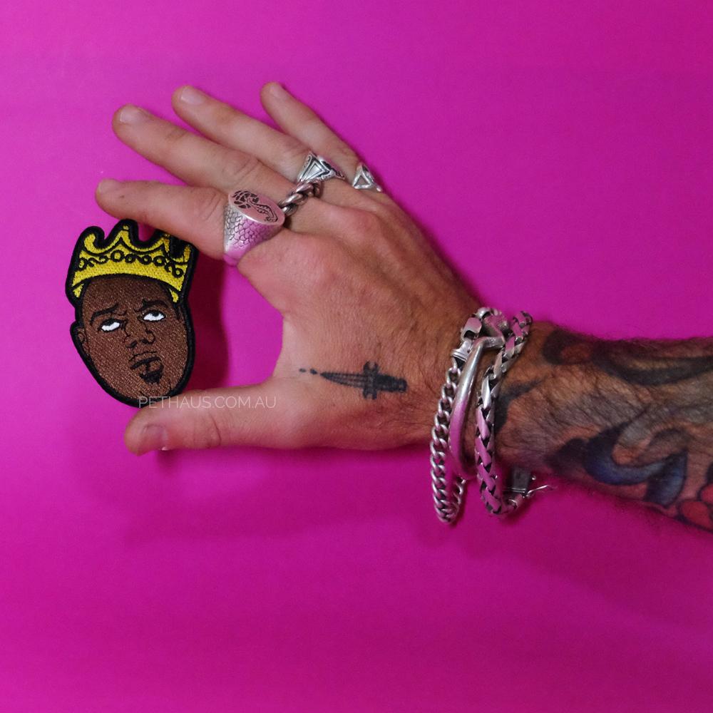 Biggie Smalls Patch, Notorious B.I.G patch, rapper patch, Pethaus