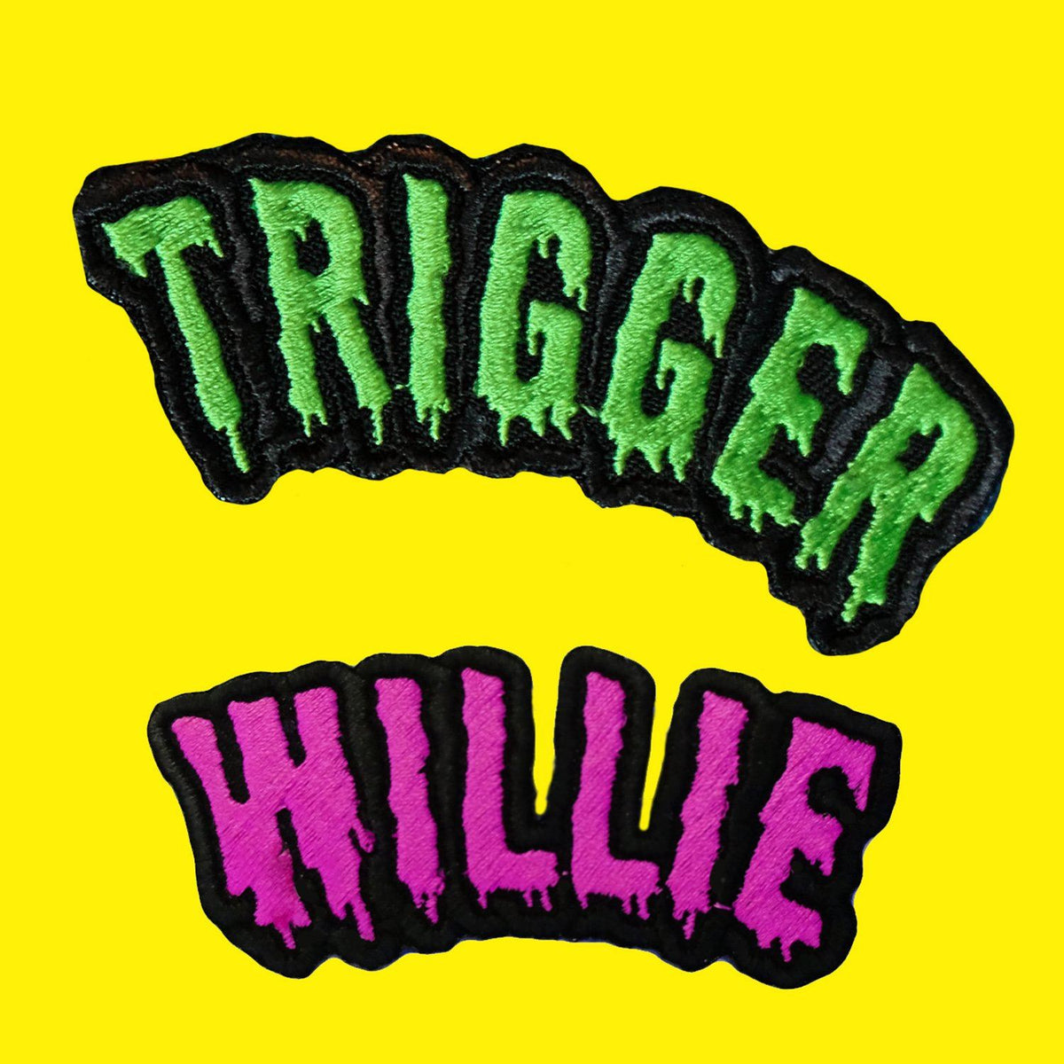 Custom embroidered name patch, Dog patch, Horror patch, creep patch, cool patch