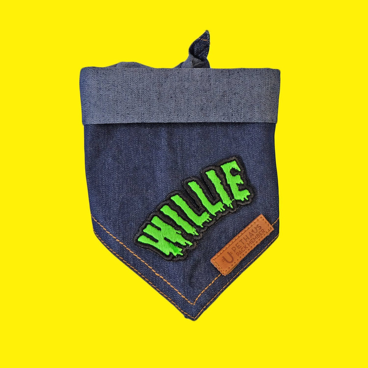 Personalised Dog Bandana, Custom name dog bandana, monogrammed dog bandana, custom patch