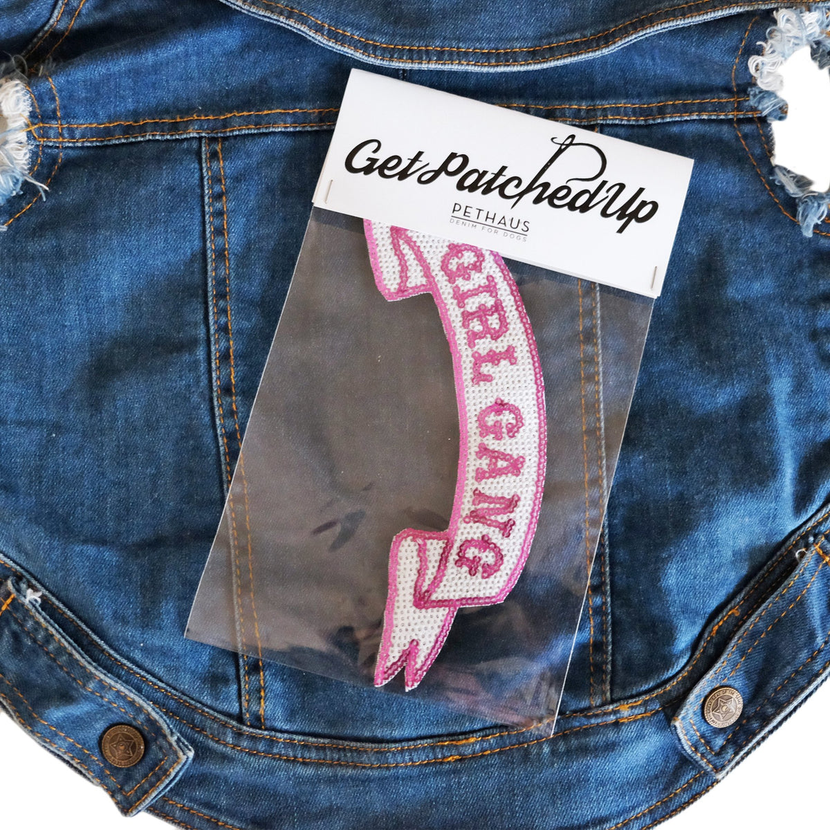 Girl Gang sequin patch
