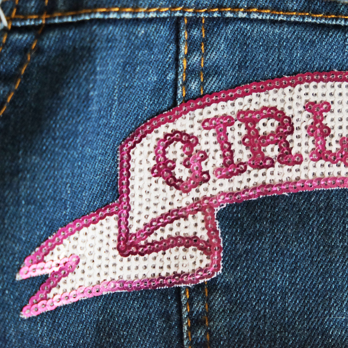 Girl Gang Sequin Patch