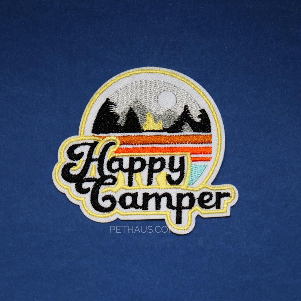 Happy camper patch, camping patch, outdoors patch, retro patch, pethaus