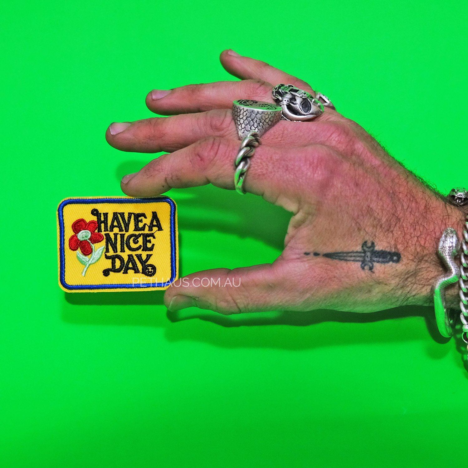 Have a nice day  Patch, 70's Patch, Vintage Patch, Cute Patch, Patch for dog