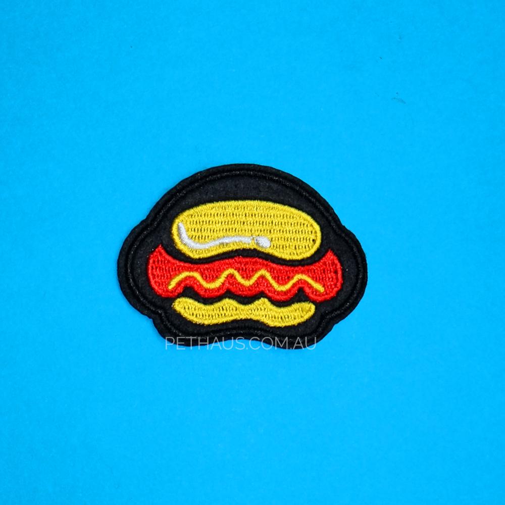 Hot Dog Patch, Sausage Dog Patch, Hawt Dog Patch, Dachshund Patch, Dog Patch, Pethaus