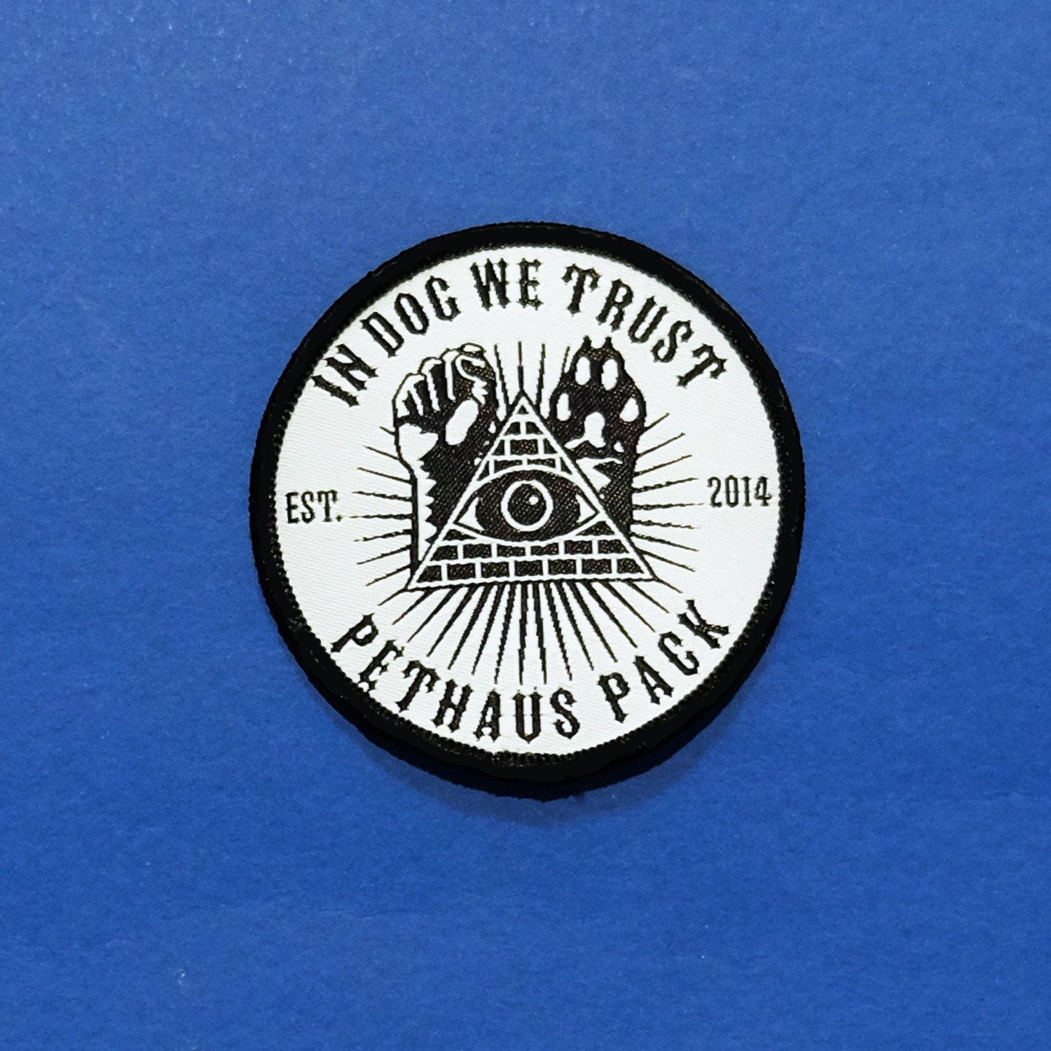 N DOG WE TRUST Patch, Dog patch, Dog Lovers Patch