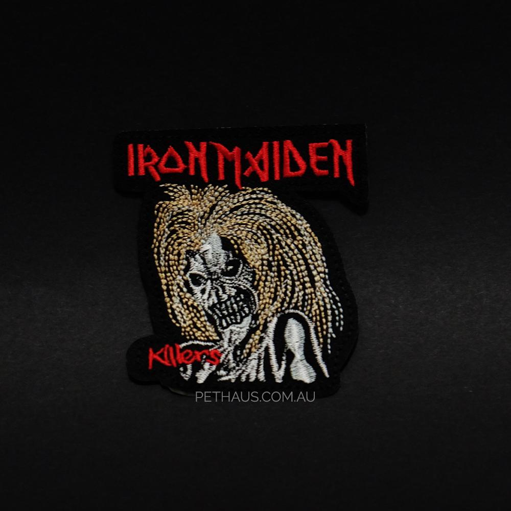 Iron maiden patch, iron maiden killers patch, eddie patch, band patch, heavy metal patch, Pethaus. 