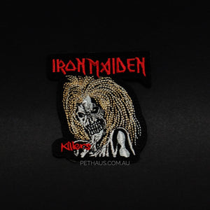 Iron maiden patch, iron maiden killers patch, eddie patch, band patch, heavy metal patch, Pethaus. 