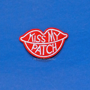 Kiss My Patch embroidered patch, Kiss Patch, Lips Patch, Cool Patch