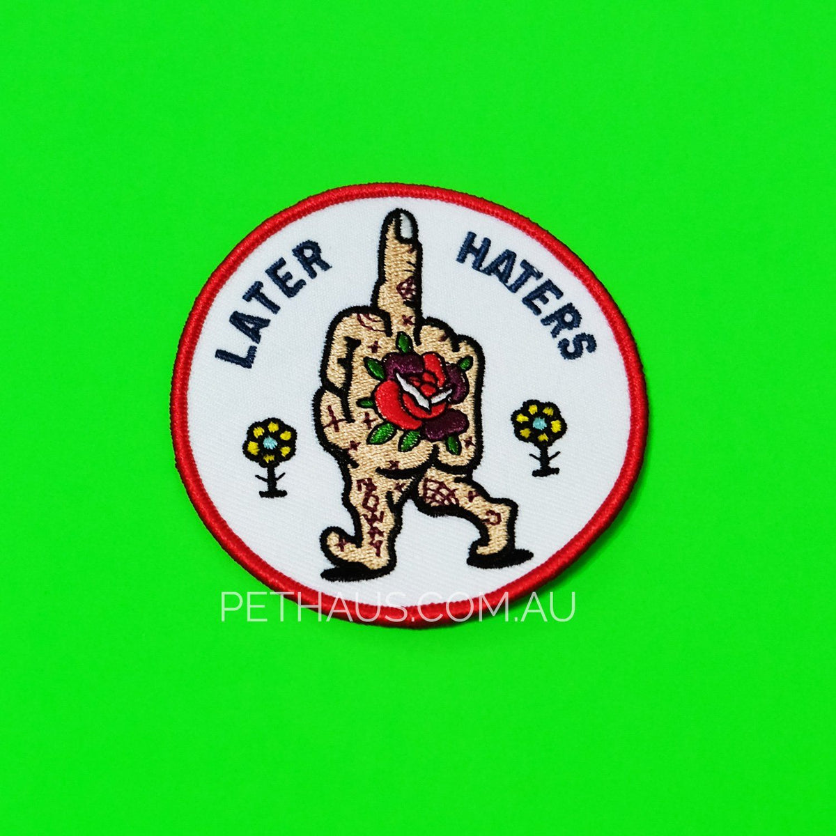 later haters patch, cool patch, hipster patch, marauder patch, BLC patches