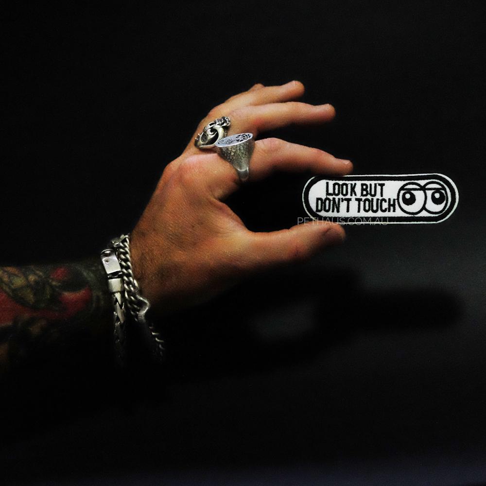 Look but don't touch patch, warning patch for dog, service dog patch