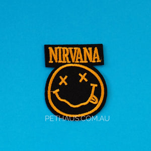 Nirvana patch, grunge patch, band patch