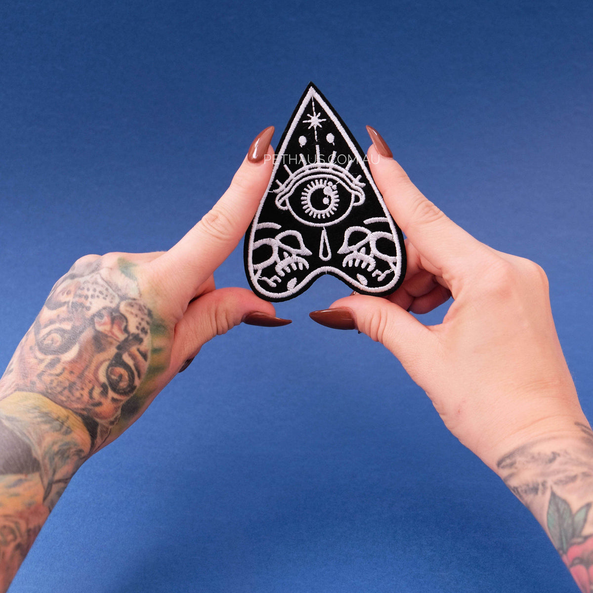 Occult embroidered patch