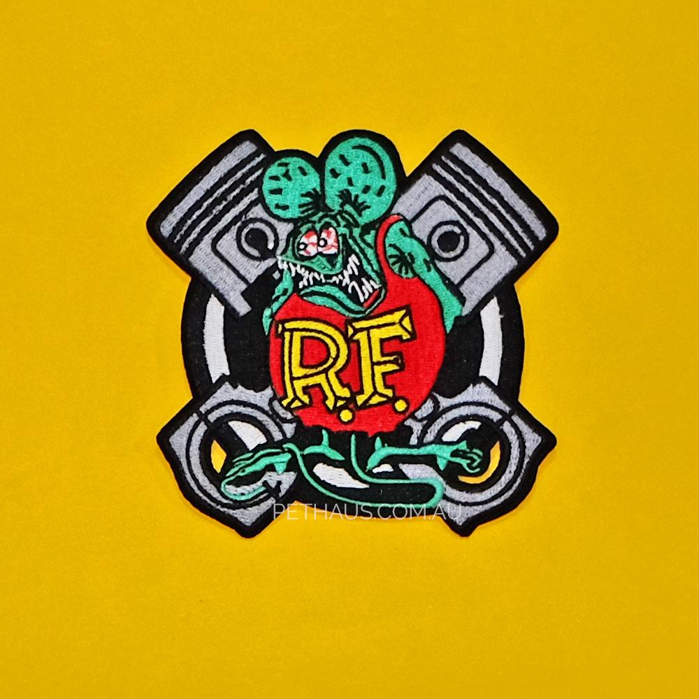 Rat Fink Back Patch, Rat Fink Patch, Big Daddy Roth Patch, Hot Rod Patch 