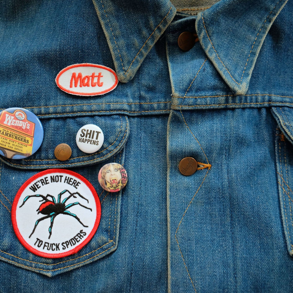 Mechanics patch, work shirt name patch, custom name patch, retro patch