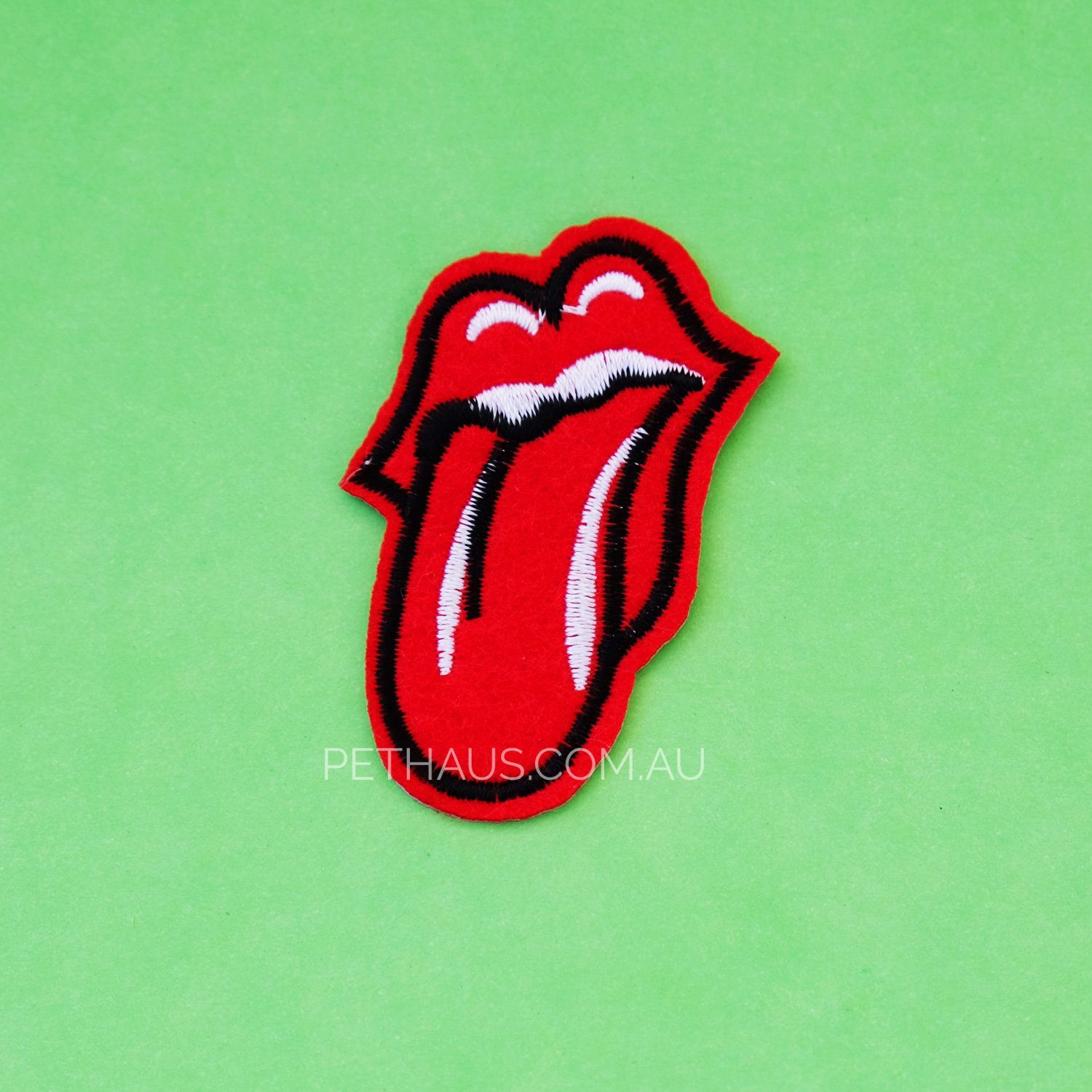 rolling stones patch, rolling stones tongue patch, band patch