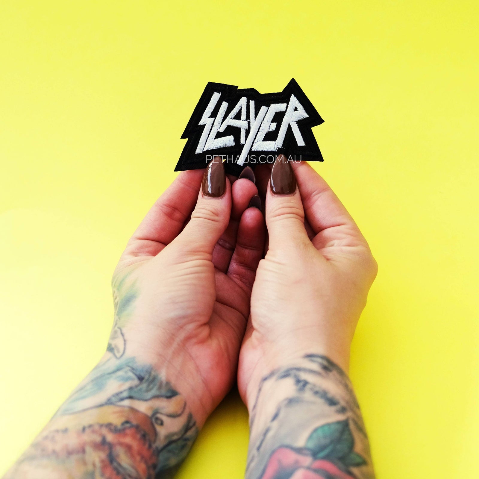 Slayer patch, heavy metal patch, band patch