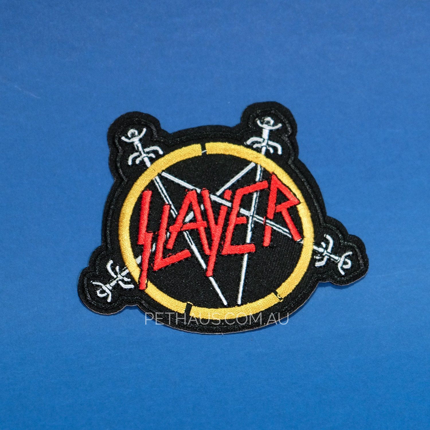 Slayer patch, heavy metal patch, band patch
