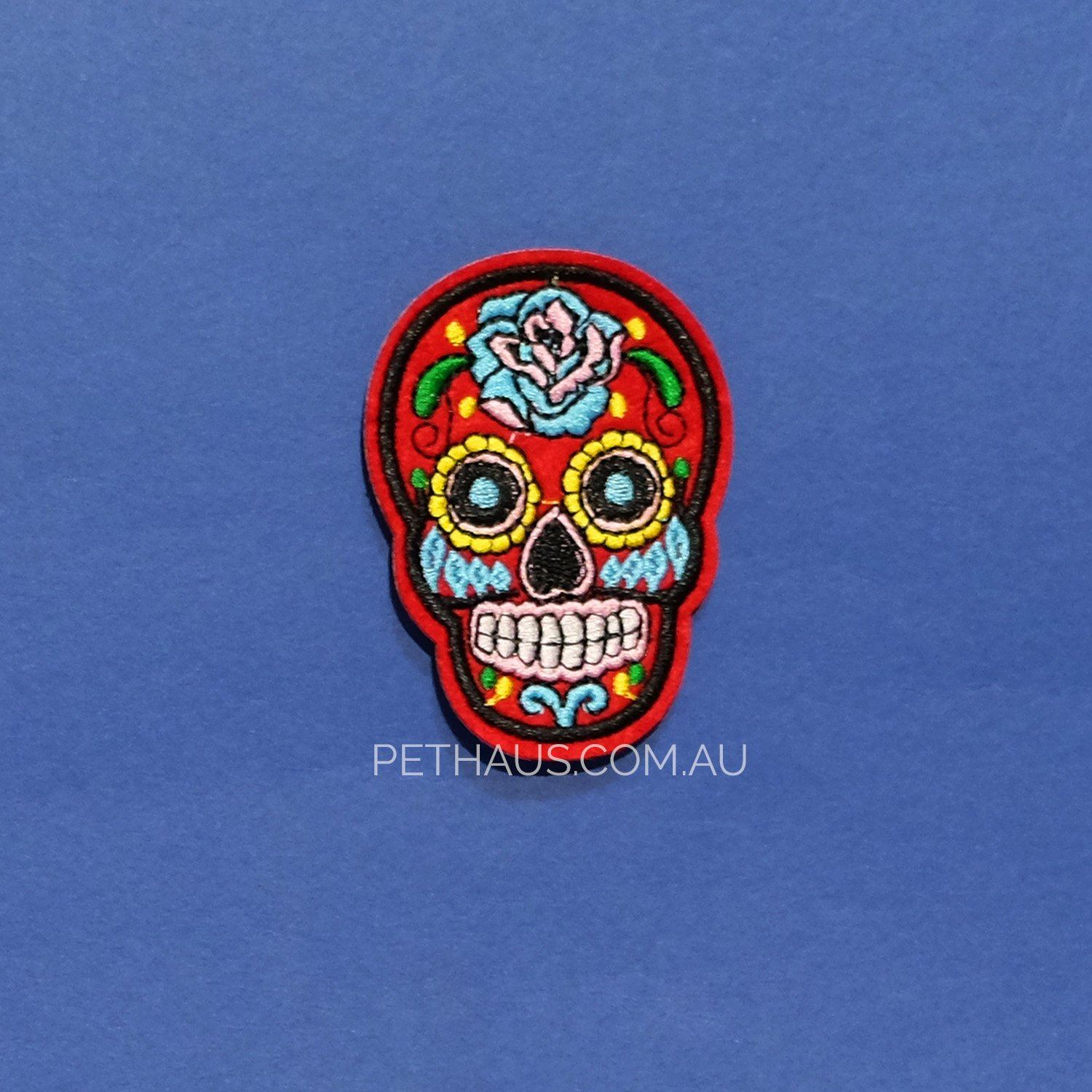 sugar skull patch, mexican patch, occult patch