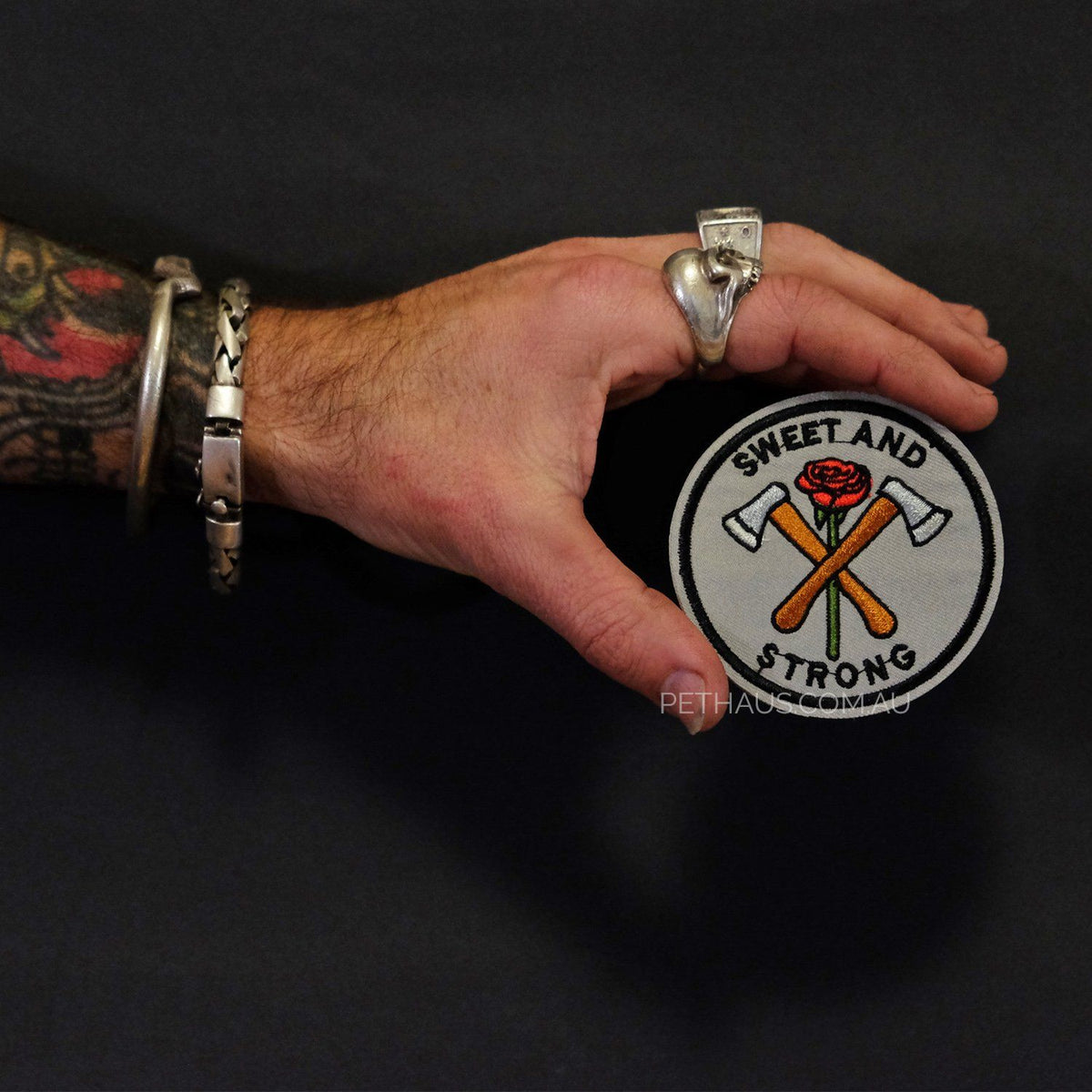 Sweet and strong patch, axe patch, strong woman patch,