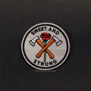 Sweet and strong patch, axe patch, strong woman patch,