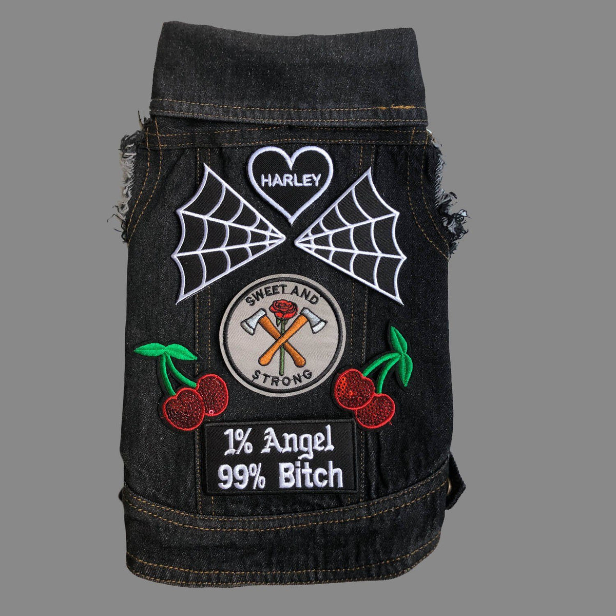 heart patch, personalised heart patch, embroidered heart patch, custom embroidered patch, sweetheart patch, black heart patch, red heart patch