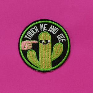 Touch me and die patch, cactus patch, don't touch patch, dog patch, Pethaus
