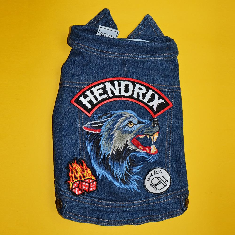 wolf patch, embroidered wolf patch, large wolf patch, dog patch, dog vest, pethaus