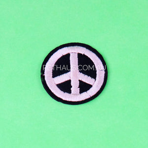 Peace sign embroidered patch, peace patch, woodstock patch, hippy patch