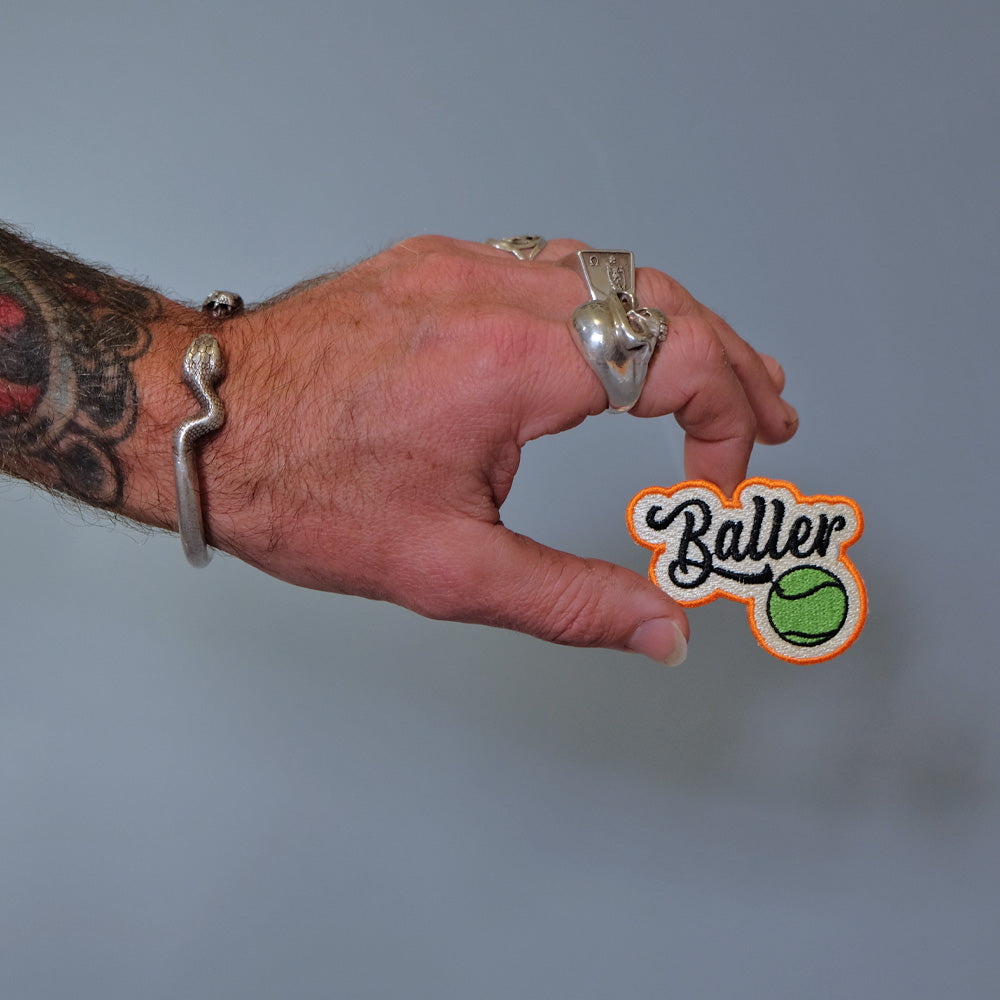 dog patch, ball lover patch, patch for dogs, baller embroidered patch