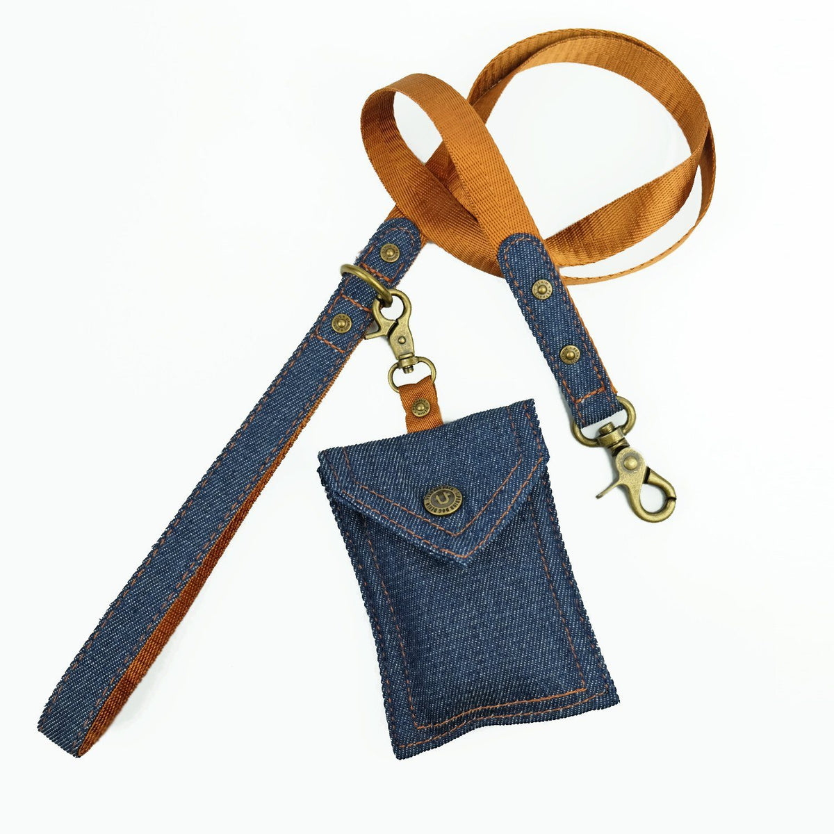 dog poop bag holder denim, designer dog poop bag holder, dog poop bag dispenser, Australia dog poop bag holder, pethaus