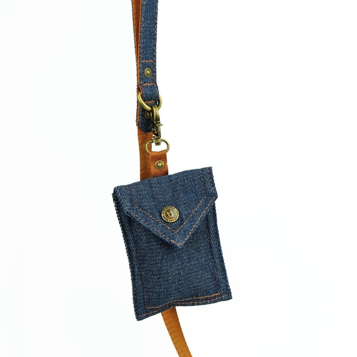 dog poop bag holder denim, designer dog poop bag holder, dog poop bag dispenser, Australia dog poop bag holder, pethaus,