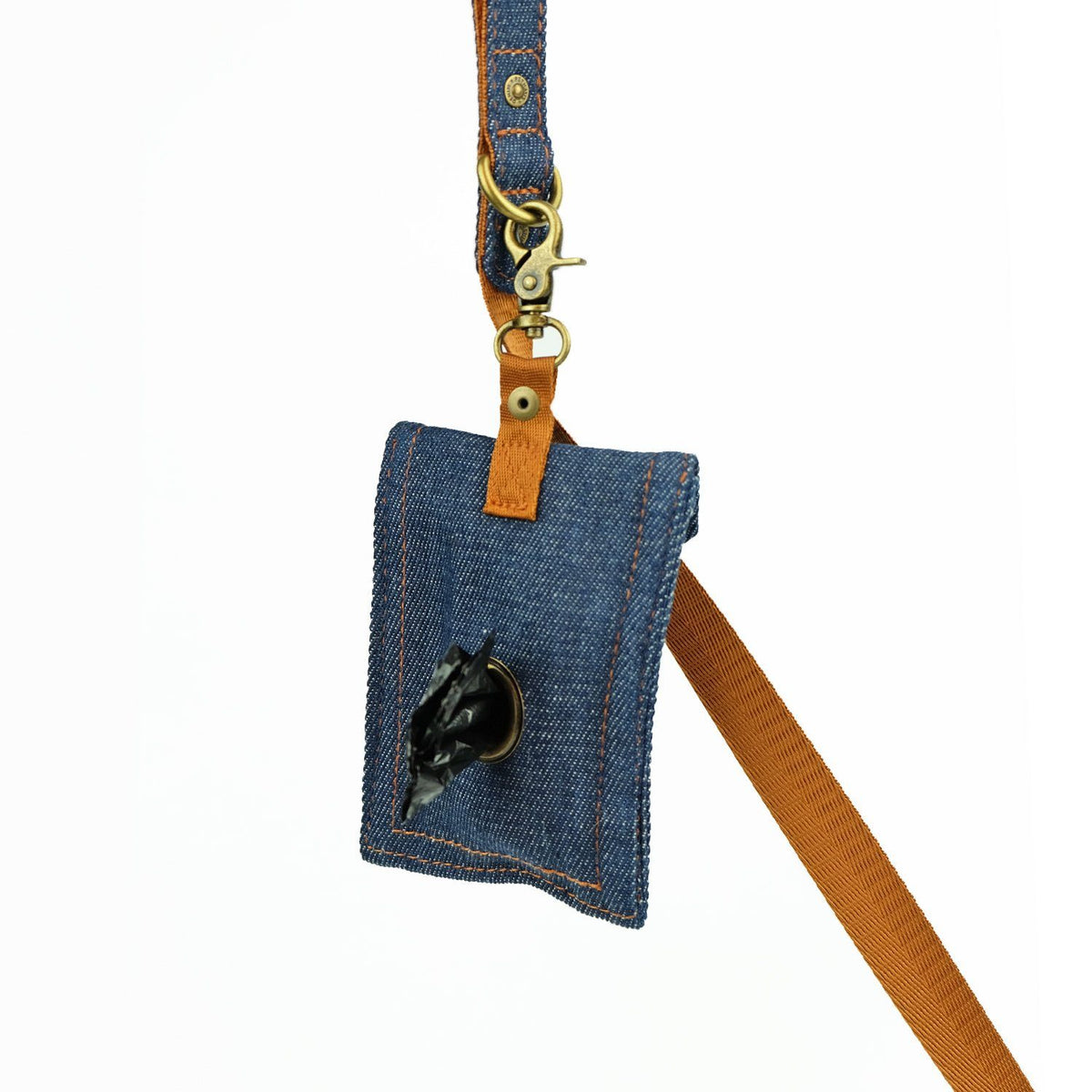 dog poop bag holder denim, designer dog poop bag holder, dog poop bag dispenser, Australia dog poop bag holder, pethaus