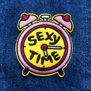 sexy time patch, funny patch, funny dog patch