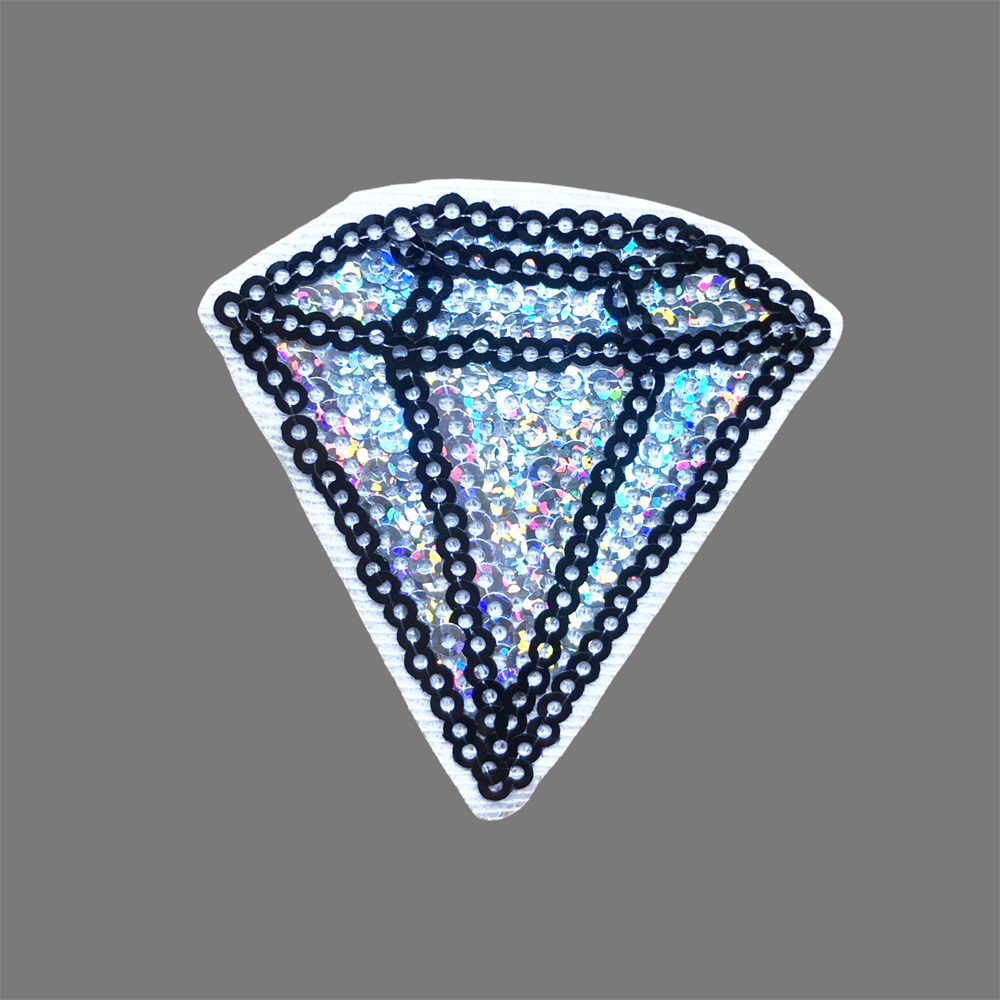 diamond patch, sequin diamond patch, bling patch